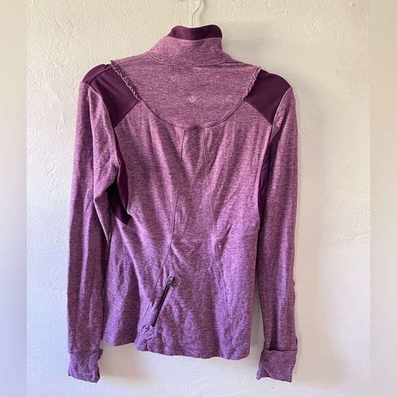 Lululemon Run: Your Heart Out Pullover in Heathered Plum Size 6 - Picture 4 of 6